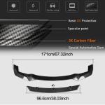 BMW 2 Series F87 M2 Coupe 2016-2019 Front Bumper Lip Carbon Fiber