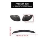 Carbon Fiber Car Mirror Covers Cap and Rear Bumper Spolier 2008-2014