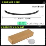 BMW 3 Series G20 320i 330i 330e M Sport Sedan 4-Door 2019-2022 Rear Trunk Spoiler Carbon Fiber