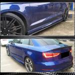 Audi S3 A3 Sline 8V 8V.5 Sedan 2014-2019 Side Skirts Carbon Fiber