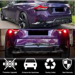 BMW 2 Series G42 220i 230i M Sport M240i 2022 2023 Rear Bumper Diffuser Carbon Fiber