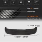 Volkswagen VW Golf 6 MK6 Base Wagon 2010-2014 Rear Roof Spoiler Carbon Fiber