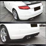 Carbon Fiber Rear Bumper Diffuser for Audi TT MK3 8S Base 2015-2019