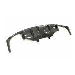 Porsche Macan 2014-2020 Carbon Fiber Rear Bumper Diffuser Valance Lip with Brake Light
