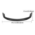 BMW 1 Series F40 118i M Sport 2020UP Front Bumper Lip Carbon Fiber
