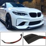BMW 2 Series F87 M2 Competition M2C 2018-2020 Front Bumper Lip Carbon Fiber