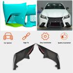 Lexus GS GS350 F Sport 2013-2015 Front Bumper Splitters Carbon Fiber