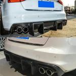 Audi S4 B8.5 Sedan Facelift 2013-2015 Rear Bumper Diffuser Carbon Fiber