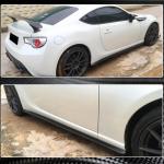 For Subaru BRZ Toyota GT86 FT86 Scion FR-S Carbon Fiber Side Skirts Door Rocker Panels Extension Lip