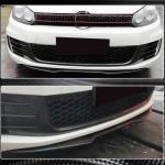 Volkswagen VW Golf 6 MK6 GTI 2010-2013 Front Bumper Lip Carbon Fiber