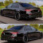 Mercedes Benz W223 S450 S500 S580 2021-2025 Carbon Fiber Rear Trunk Spoiler