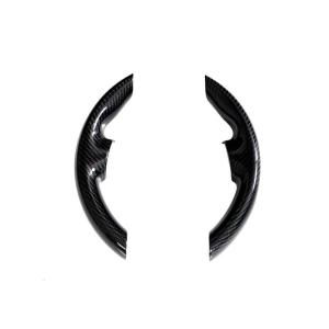 Tesla Model Y 2016-2023 Steering wheel patch Interior parts Dry Carbon Fiber