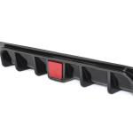 Infiniti Q50 2018-2023 Rear Bumper Diffuser With LED Brake Light Glossy Black ABS