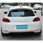 Volkswagen VW Scirocco Base Hatchback Non-R 2008-2014 Rear Roof Spoiler Carbon Fiber