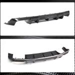Audi S3 A3 Sline 8V Sedan Pre-facelift 2014-2016 Rear Bumper Diffuser Carbon Fiber