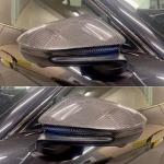 Porsche Taycan Turbo S 9J1 Sedan 2019-2024 Add-on Mirror Covers Dry Carbon Fiber