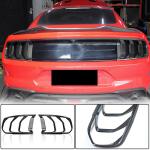 For Ford Mustang 2018-2022 Rear Tail Grille Carbon Fiber