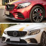 Mercedes Benz W205 C300 C350 C43 AMG 2019-2021 Carbon Fiber Front Lip