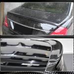 Mercedes Benz S Class W221 Sedan 2008-2013 Rear Trunk Spoiler Carbon Fiber