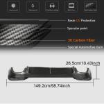 BMW 5 Series G30 520i 530i 540i M Sport M550i 2017-2020 Rear Bumper Diffuser Carbon Fiber