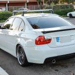 BMW 3 Series E90 M Sport 2005-2012 Rear Bumper Diffuser Carbon Fiber
