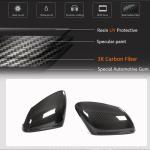 Porsche Taycan 9J1 Turbo S 2019-2021 Mirror Covers Replacment Style Dry Carbon Fiber