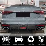 Audi S4 A4 Sline B10 Sedan 2021UP Rear Bumper Diffuser Carbon Fiber