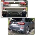 G05 Carbon Fiber Rear Diffuser for BMW X5 G05 M Sport 2019-2024 | Rear Bumper Lip Apron Lower Diffuser Splitters Canard Protector