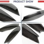 Carbon Fiber Car Front Headlamps Eyelids Headlight Eyebrows 2005-2009