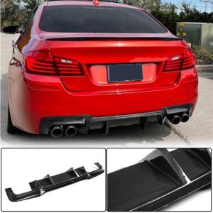 BMW 5 Series F10 M5 2011-2016 Rear Bumper Diffuser Carbon Fiber