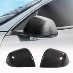 Tesla Model Y 2019-2022 Replacement Style Mirror Covers Pair Dry Carbon Fiber