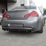 Infiniti G37 Sedan 2009-13 Rear Bumper Diffuser (Non-US) Carbon Fiber