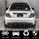Mercedes Benz W204 C204 C300 Sport C63 AMG Facelift 2012-2014 Rear Bumper Diffuser Carbon Fiber Lip