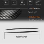 Alfa Romeo Giulia 952 Carbon Fiber Side Skirt Trim 158cm 2015-2020 Fiber/FRP