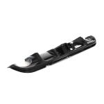 Infiniti Q50 2014-2017 Rear Bumper Diffuser With LED Brake Light Glossy Black ABS