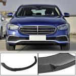 For Mercedes Benz W213 E250 E350 Base Facelift Carbon Fiber Front Bumper Lip Chin Spoiler