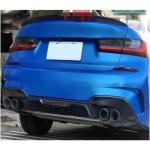 BMW 3 Series G20 330i M Sport 2019-2021 Rear Bumper Diffuser Carbon Fiber