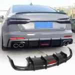 Audi A6 S Line / S6 C7.5 Sedan Carbon Fiber Rear Bumper Diffuser 2016–2018