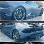 Lamborghini Huracan Carbon Fiber Side Skirt Extensions 2014–2018