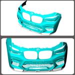 Gloss Black Front Bumper Lip for BMW F97 X3M F98 X4M 2019-2022 Auto Front Chin Spoiler Splitter Protector Air Dam Factory Outlet