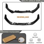 Carbon Fiber Front Lip for Audi RS7 Hatchback 4-Door 2017 Bumper Air Dam Lower Chin Splitter Protection Body Kit