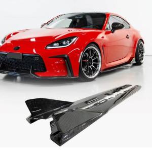 Subaru BRZ Toyota GR86 Coupe 2-Door 2022-2023 Side Skirts Carbon Fiber