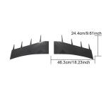 Audi R8 V10 Gen 2 4S 2016-2019 Front Bumper Vents Dry Carbon Fiber