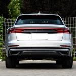 Audi Q8 SQ8 Sport Utility 4-Door 2019-2022 Rear Bumper Diffuser Carbon Fiber