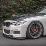BMW 3 Series F30 M Sport Front Bumper Lip Carbon Fiber/FRP 2012–2018