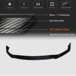 Mercedes Benz W206 C206 A206 C200 C300 Sport 2022+ Front Bumper Lip Carbon Fiber