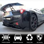 Ferrari 458 Italia Spider 2011-2013 Rear Bumper Diffuser Carbon Fiber