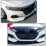 White Pearl Front Bumper Lip for Honda Accord 2021-2022 ABS | Auto Front Chin Spoiler Splitter Protector 3PCS