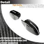 Dry Carbon Fiber Mirror Cover Compatible with BMW 3 4 Series G80 M3 G82 G83 M4 2021-2022 2D 4D Replacement Style Rearview Mirror Caps Factory Outlet LHD