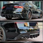 Audi S5 A5 Sline B9.5 Facelift 2020-2022 Rear Bumper Diffuser Dry Carbon Fiber